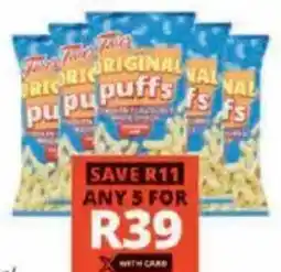 Checkers Tait's Puffs All Variants offer