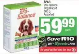 SuperSpar SPAR Pro Balance Dog Biscuit Assorted offer