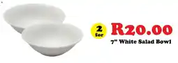 Check Save White Salad Bowl offer