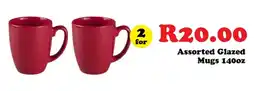 Check Save Assorted Glazed Mugs offer