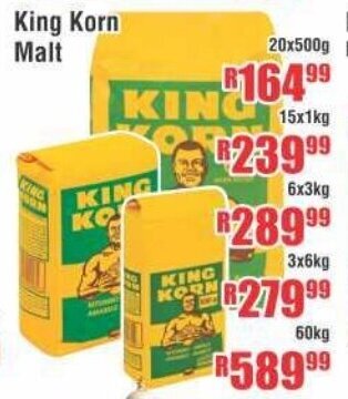 King Korn Malt 20x500g