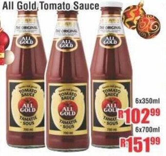 Devland Cash And Carry All Gold Tomato Sauce 6x350ml offer