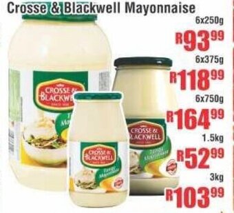Devland Cash And Carry Crosse & Blackwell Mayonnaise 6x250g offer