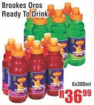 Devland Cash And Carry Brookes Oros Ready To Drink 6x300ml offer