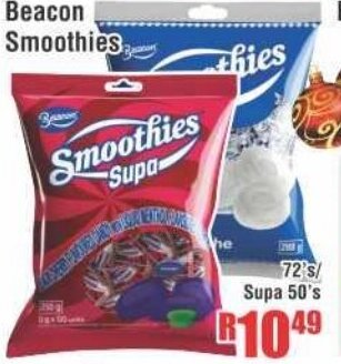 Devland Cash And Carry Beacon Smoothies 72's/Supa 50's offer