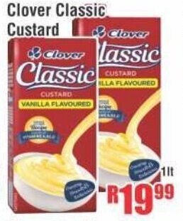 Devland Cash And Carry Clover Classic Custard 1lt offer