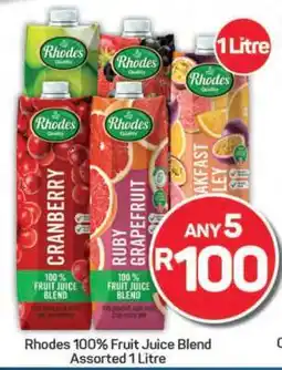 Pick n Pay Hypermarket RHODES 100% FRUIT JUICE BLEND offer