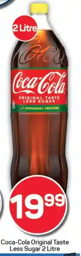 Pick n Pay Hypermarket Coca-Cola Original Taste Less Sugar 2 Litre offer