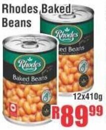 Devland Cash And Carry Rhodes Baked Beans 12x410g offer