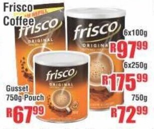 Devland Cash And Carry Frisco Coffee 6x100g offer