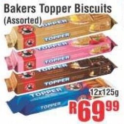 Devland Cash And Carry Bakers Topper Biscuits 12x125g offer