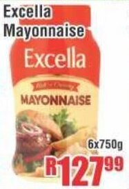 Devland Cash And Carry Excella Mayonnaise 6x750g offer