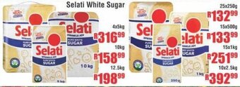 Devland Cash And Carry Selati White Sugar 4x5kg offer