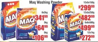 Devland Cash And Carry Maq Washing Powder 12x5x150g offer