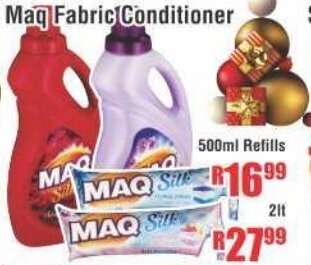 Devland Cash And Carry Maq Fabric Conditioner 500ml Refills offer