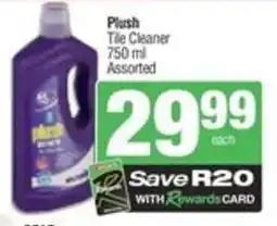 SuperSpar Plush tile cleaner offer