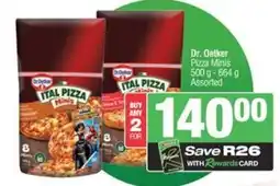 SuperSpar Dr. Oetker pizza minis offer