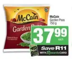SuperSpar McCain Garden Peas offer