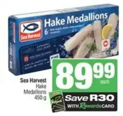 SuperSpar Sea harvest hake medallions offer