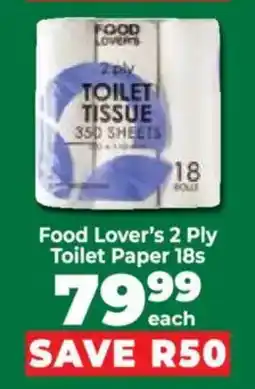 Food Lover's Market Food Lover's 2 Ply Toilet Paper offer