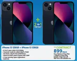 Incredible Connection iPhone 13 128GB + iPhone 13 128GB offer