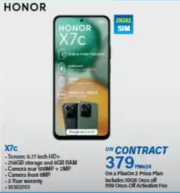Incredible Connection Honor X7c offer