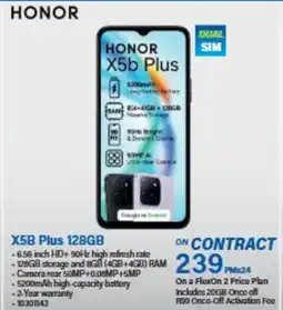 Incredible Connection Honor X5B Plus 128GB offer