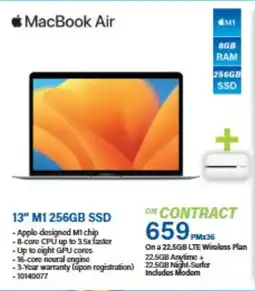Incredible Connection MacBook Air 13" M1 256GB SSD offer
