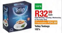 Take 'n Pay Tetley Teabags offer