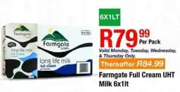 Take 'n Pay Farmgate Full Cream UHT Milk offer