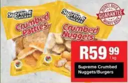 Take 'n Pay Supreme Crumbed Nuggets/ Burgers offer