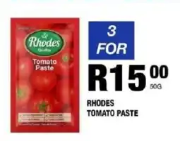 Take 'n Pay Rhodes tomato paste offer