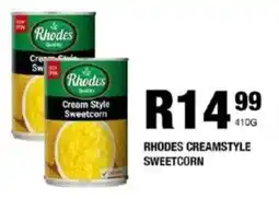 Take 'n Pay Rhodes creamstyle sweetcorn offer