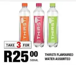 Take 'n Pay Thirsti flavoured water assorted offer