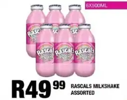 Take 'n Pay Rascals milkshake assorted offer