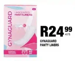 Gynaguard panty liners