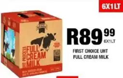 Take 'n Pay First choice uht full cream milk offer