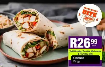 Take 'n Pay Chicken Wrap offer