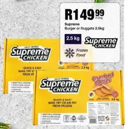 Take 'n Pay Supreme Burger or Nuggets offer