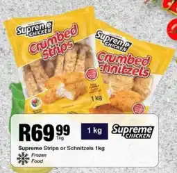 Take 'n Pay Supreme Strips or Schnitzels offer