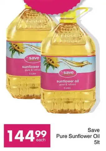 Save Save Pure Sunflower Oil offer