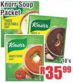 Devland Cash And Carry Knorr Soup Packet 10's offer