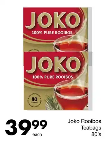 Save Joko Rooibos Teabags offer