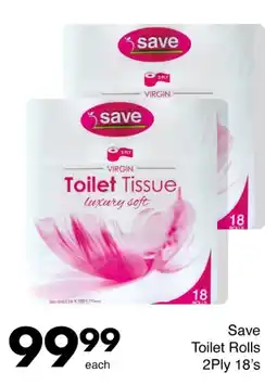 Save Save Toilet Rolls 2Ply offer