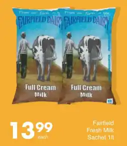 Save Fairfield Fresh Milk Sachet offer