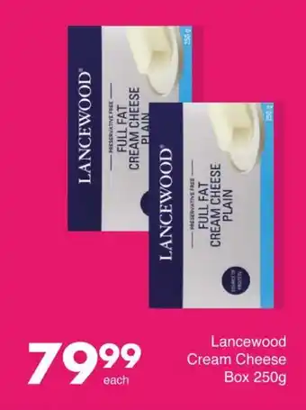 Save Lancewood Cream Cheese Box offer