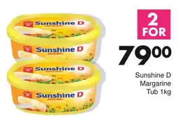 Save Sunshine D Margarine Tub offer