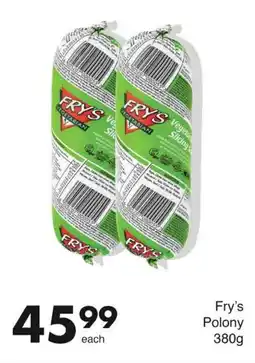 Save Fry's Polony offer