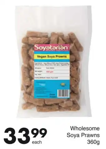 Save Wholesome Soya Prawns offer