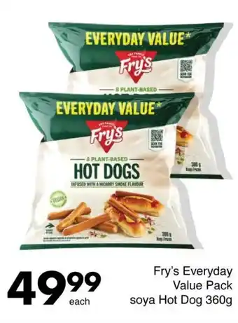 Save Fry's Everyday Value Pack soya Hot Dog offer